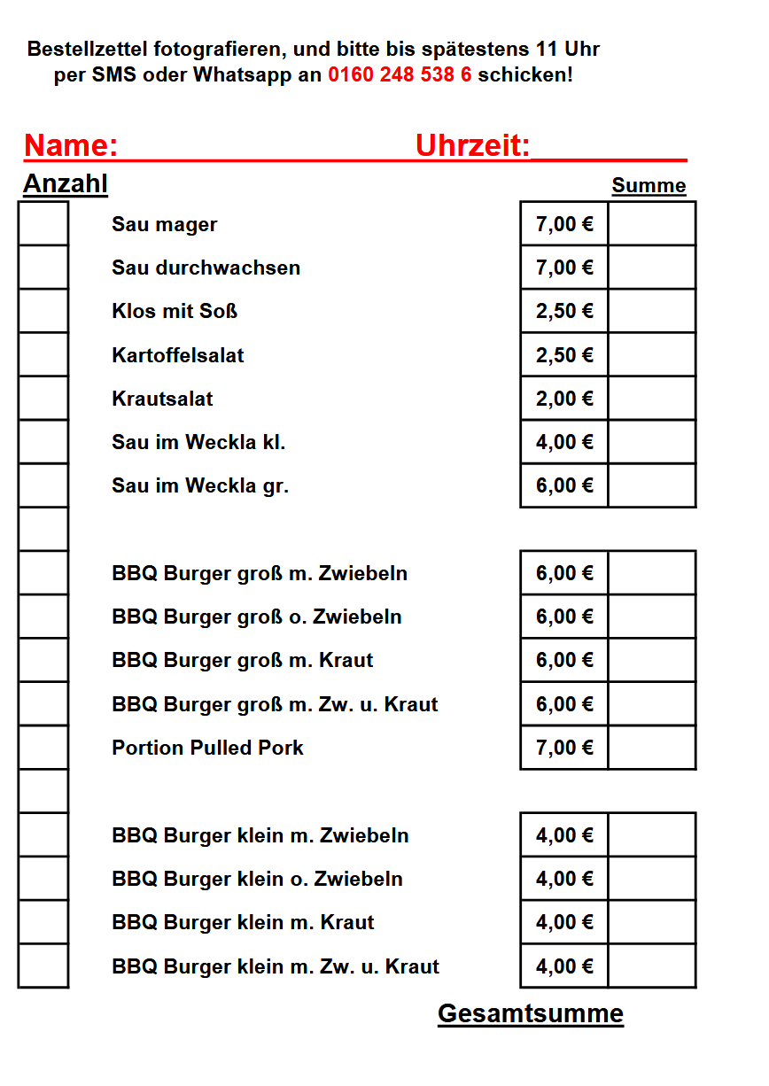 Bestellzettel Emuge